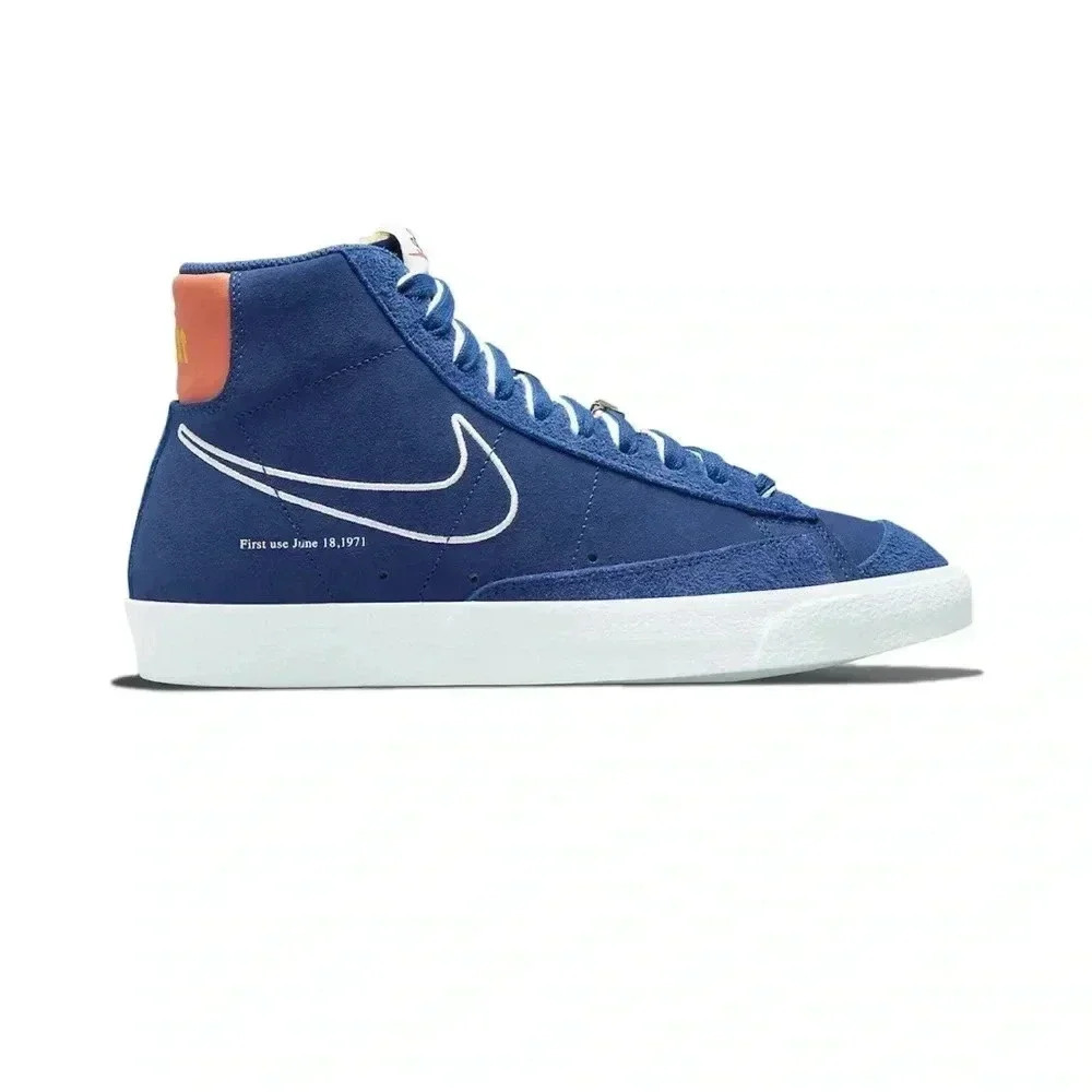 Nike blazer mid 77 first use deep royal blue
